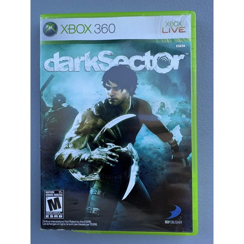 Dark Sector Xbox 360‎ Microsoft 2008 Action Sci-Fi Shooter Game No Manual
